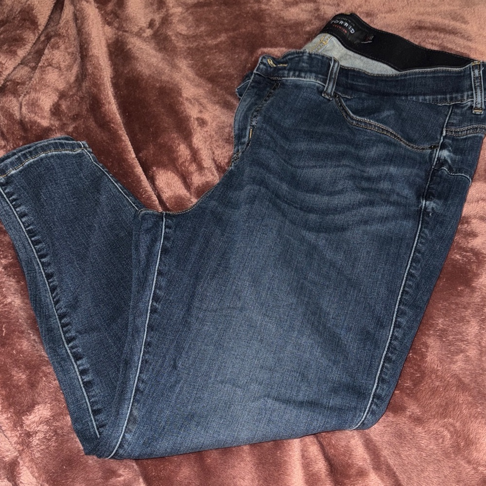 Torrid Dark Blue Skinny Jeans 22S